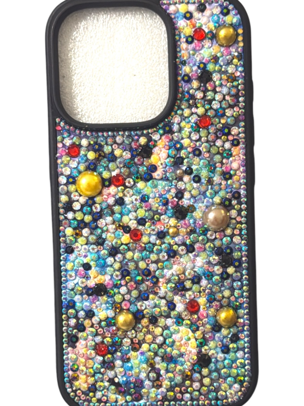 Multicolored Crystal IPhone 16 Pro Case